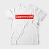 Supermodel-White Supermodel Graphic White tee